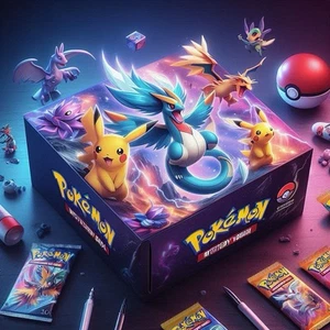 £75 mystery Pokemon box - Guaranteed 10 English Booster packs - Picture 1 of 4