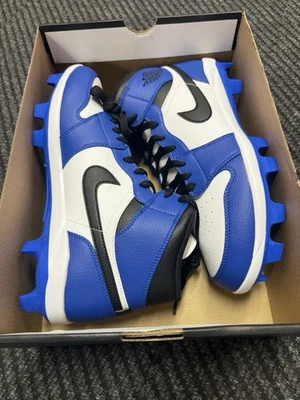 Botines de béisbol Air Jordan 1 retro MCS azul negro blanco AV5354-411 para hombre 12 Foto 1 de 4