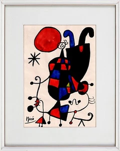 MIRO - handgefertigtes altes Aquarell!!! BEST - Bild 1 von 2