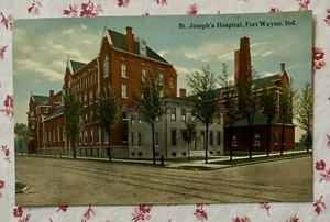 Hospital St. Joseph’s vintage de 1900, Fort Wayne, Ind. Postal SIN USAR - Imagen 1 de 3