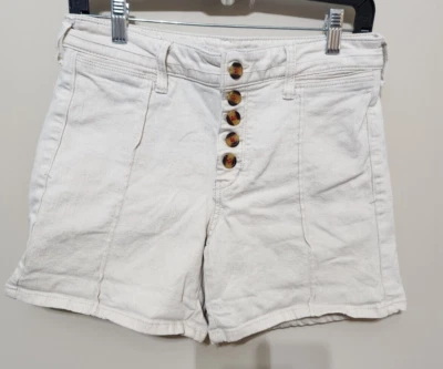 Pantalones Cortos Pilcro And The Letterpress Mujer 26 Slim Boyfriend Marfil Foto 1 de 4