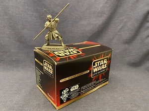 Vtg Star Wars Darth Maul Pewter Figure Rawcliffe Original Box Episode I 1 w Box - Picture 1 of 6