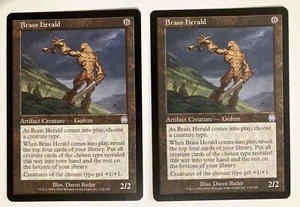 Brass Herald (2) Apocalypse casi nuevo Magic The Gathering - Imagen 1 de 1