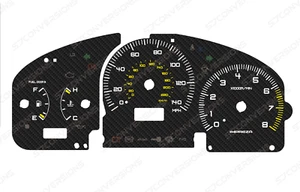 Tarjetas de esfera de carbono Subaru Impreza GX 8 colores indicadores - Imagen 1 de 8