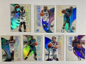 1998-99 Skybox E-X Century Lot (7) - Garnett Richmond Rice Abdur-Rahim 3 RCs