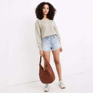 Madewell Curvy Relaxed Denim Jeansshorts in Cedarcroft Wash Größe 31 - Bild 1 von 8
