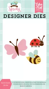 Juego de troqueles para insectos dulces de papel Echo Park WELCOME SPRING (WES235040) - Imagen 1 de 1