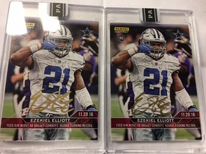 2016 Panini All Rookie Team #231 Ezekiel Elliott Autograph #/25 11/20/16 ON CARD - Picture 1 of 2