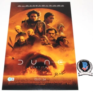 DENIS VILLENEUVE SIGNED DUNE PART TWO 12x18 MOVIE POSTER DIRECTOR 2 BECKETT COA - Picture 1 of 3
