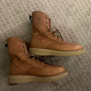 GEORGIA BOOT 8" WEDGE WORK BOOTS G8152 -US 10/EU43 new - Picture 1 of 5