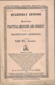 Quarterly Epitome of American Practical Medicine & Surgery, December 1883 - Picture 1 of 5