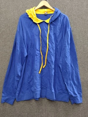 Next Level Unisex Lightweight Pullover French Terry 3XL Hoodie Blue/Yellow - Image 1 of 4