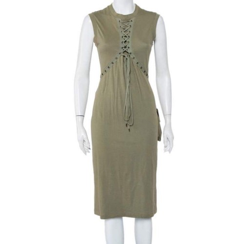 Abito lungo con lacci Christian Dior Galliano epoca pezzo unico taglia 36