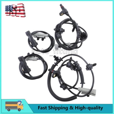 4Pcs Front Rear ABS Wheel Speed Sensor for 2005-10 Jeep Grand Cherokee Commander - Image 1 of 4