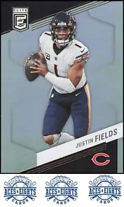 2023 Donruss Elite Justin Fields Chicago Bears #60 - Picture 1 of 2