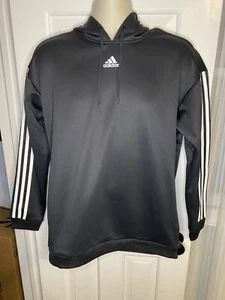 NWOT Adidas Unisex Black Pullover Hoodie Size Medium - Activewear - Picture 1 of 6