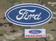 FORD MOTOR PERFORMANCE PARTS MOTOR SPORT RACING TEAM (10" + 4")  iron-on 2-PATCH
