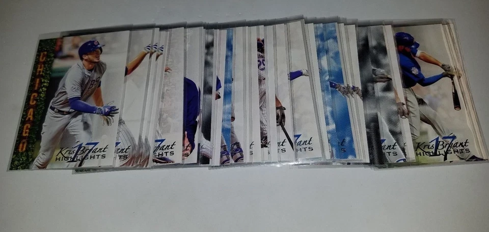 2018 TOPPS KRIS BRYANT HIGHLIGHTS YOU PICK BLACK BLUE REG WALMART EXCLUSIVE SET - Image 1 of 1