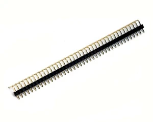 10pc Right Angle 90° Male Pin Header Single Row 2.54mm 1x40P 1x40 40P #100-40-00 - Picture 1 of 5