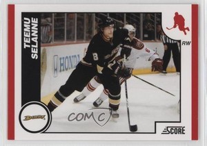 2010-11 Score Teemu Selanne #45 HOF
