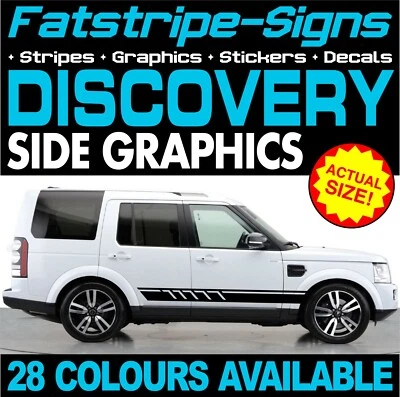 da montare LAND ROVER DISCOVERY GRAFICA DECALCOMANIE ADESIVI STRISCE OFF ROAD V8 4x4 - Immagine 1 di 2