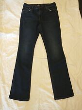 Old Navy Jeans Women's Sz. 10 Long Blue Kicker Boot-Cut Mid Rise ~33" Inseam