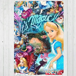 Alice in Wonderland Inspired Custom 10"x14" Metal Wall Art Sign Office Home - Picture 1 of 1