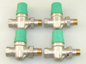 4 x DANFOSS THERMOSTATVENTIL RA-DV 3/8" DURCHGANG HEIZKÖRPERVENTIL 013G7722 - Bild 1 von 1