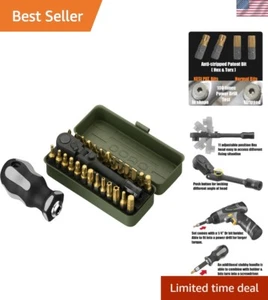 Tool Torx Bit Set 29-Piece, 2 In-1 Bits Ratchet, EDC Tool Kit, Flex Locking H... - Picture 1 of 10