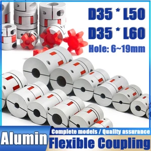 6 mm to 19 mm Flexible Plum Coupling Shaft Coupler CNC Stepper Motor 3D Printer - Picture 1 of 23