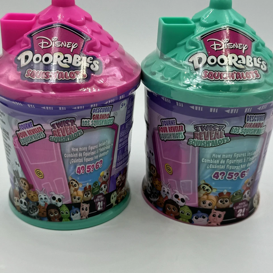 Disney Doorables Squish’Alots Series 2 Collectible Figures - 4 to 6 Figures