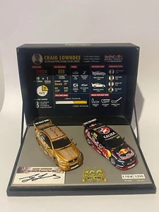 Model cars CRAIG LOWNDES (Genuine HAND SIGNED 100 wins Holden Commodore - Picture 1 of 3