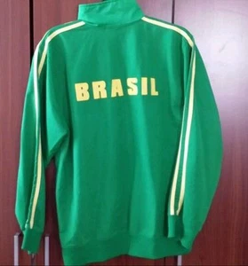 Tropic Green Brasileiro Brazi Flag M Polyester Sweats Sweatsuit Top (MEDIUM) - Picture 1 of 5