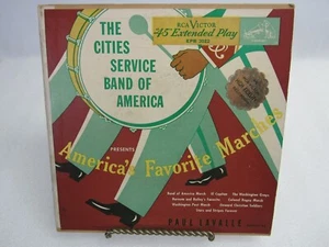 Cities Service Band Of America America's Favorite Marches RCA EPB-3022 1952 - Picture 1 of 9