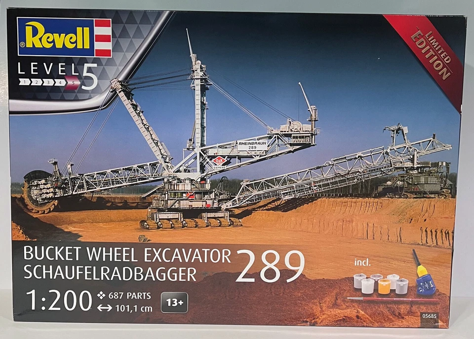 Revell Bucket Wheel Excavator 289 1:200 Z Scale - Image 1 of 3