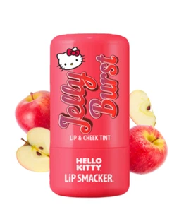Hello Kitty Lip Smacker Lip Balm & Cheek Tint Apple Flavor – Moisturizing, Sh... - Picture 1 of 21