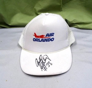 Nascar Andy Hillenburg #38 White Air Orlando Signed Ball Cap - Picture 1 of 8
