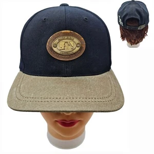 Gorra de colección de los Dodgers de Los Ángeles MLB con tirantes aguja americana negra tostada - Imagen 1 de 12