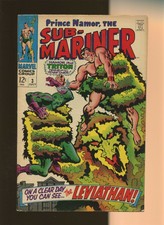 Sub-Mariner 3 VG/FN 5.0 * 1 * On a Clear Day You Can See the Leviathan! Buscema!