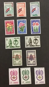 Cambodia 1960-1962 Sc#88-90, Sc#91-93, Sc#97-98, Sc#99-100, Sc#106-108,  (W49) - Picture 1 of 2