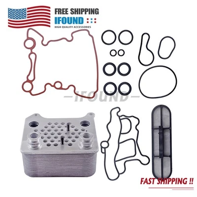 New Engine Oil Cooler kit EGR 3C3Z6A642CA Fit Ford 6.0L Powerstroke Diesel Foto 1 de 4