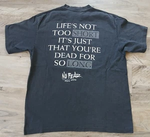 Vintage 90’s No Fear Life's Not too Short Dead For So Long Mens T Shirt Size XL - Picture 1 of 11