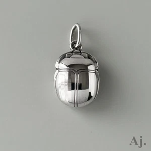 Georg Jensen Collana Ciondolo Top 1 Scarabeo AG925 Georg Jensen - Foto 1 di 8