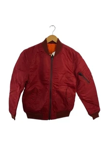 Avirex Flight Jacket/M/Nylon/Red/Plain/6142176 12211 - Picture 1 of 5