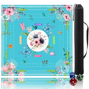 Mahjong mat for Table with Drawstring Bag/31.5Inch/American Mahjong Table Clo... - Bild 1 von 7