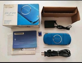  Sony PSP 3000 BLUE 16GB Good Condition