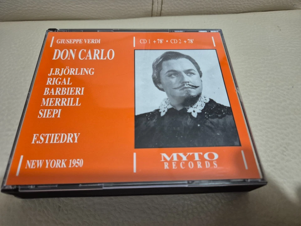 MYTO RECORDS  CD  DON CARLO  F. Stiedry  New York 1950 - Bild 1 von 2
