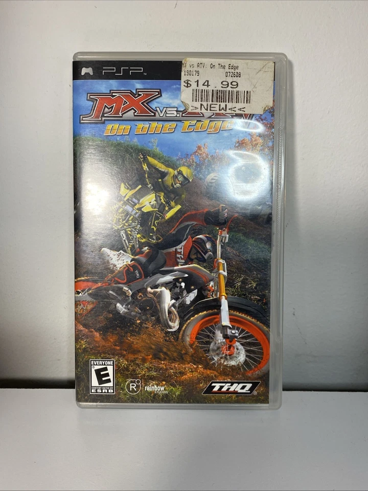 MX vs. ATV: On the Edge (Sony PSP, 2006) Game Black Label Complete In Box CIB - Image 1 of 4