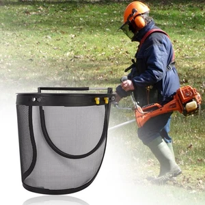 Gardening & Forestry Full Mesh Face Mask Shield Eye & Face Safety Screen - Foto 1 di 10