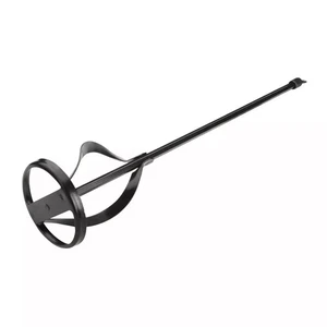 Heavy Duty Black Stirrer Mixer Paddle for Drill – Paint & Plaster Tool - Picture 1 of 1